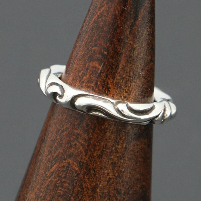 楽天市場】クロムハーツ【CHROMEHEARTS】スクロールバンドリング/14号