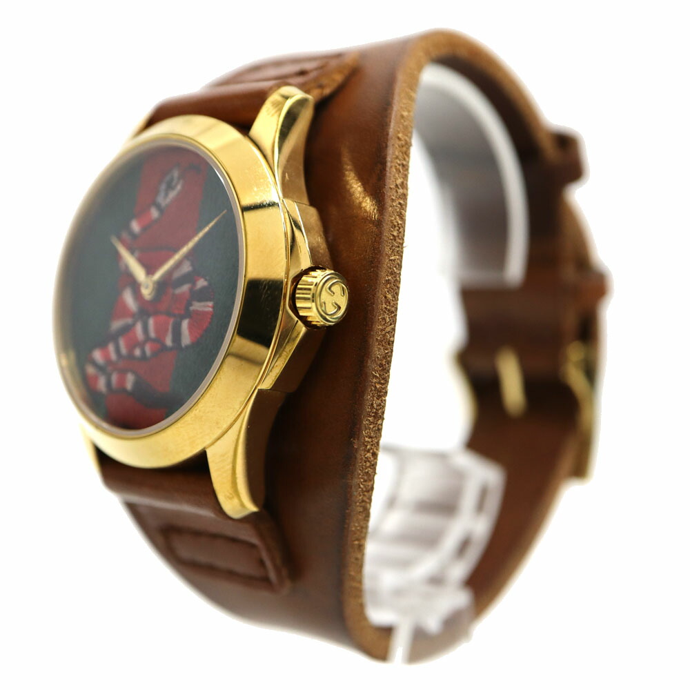 楽天市場】グッチ Gucci 126.4/YA126483 Gタイムレス スネーク 腕時計