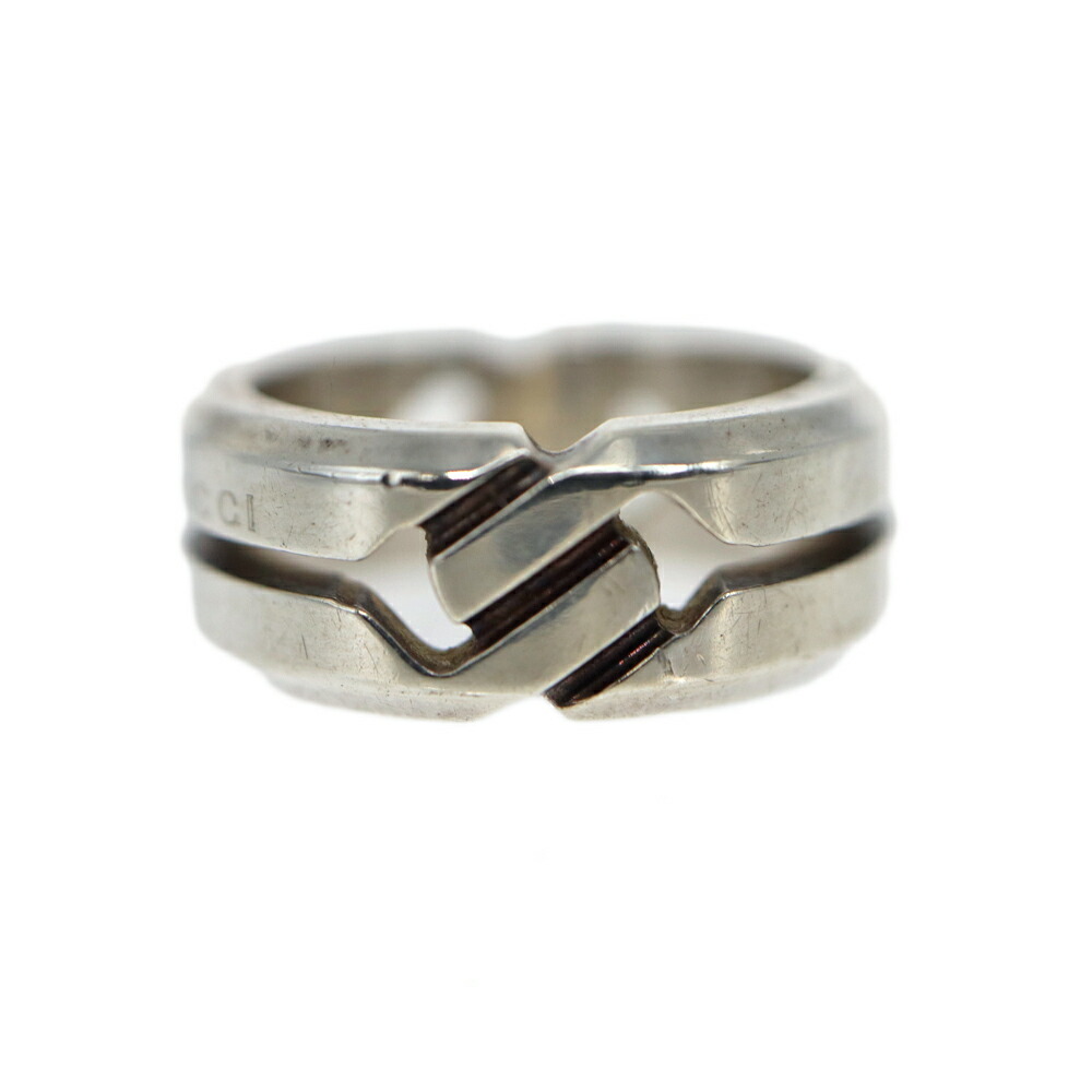 楽天市場】グッチ Gucci ノットインフィニティリング SV925【中古