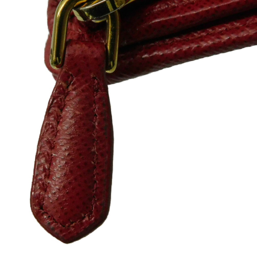 楽天市場】PRADA プラダ サフィアーノ コンパクトジップ 1ML018 赤