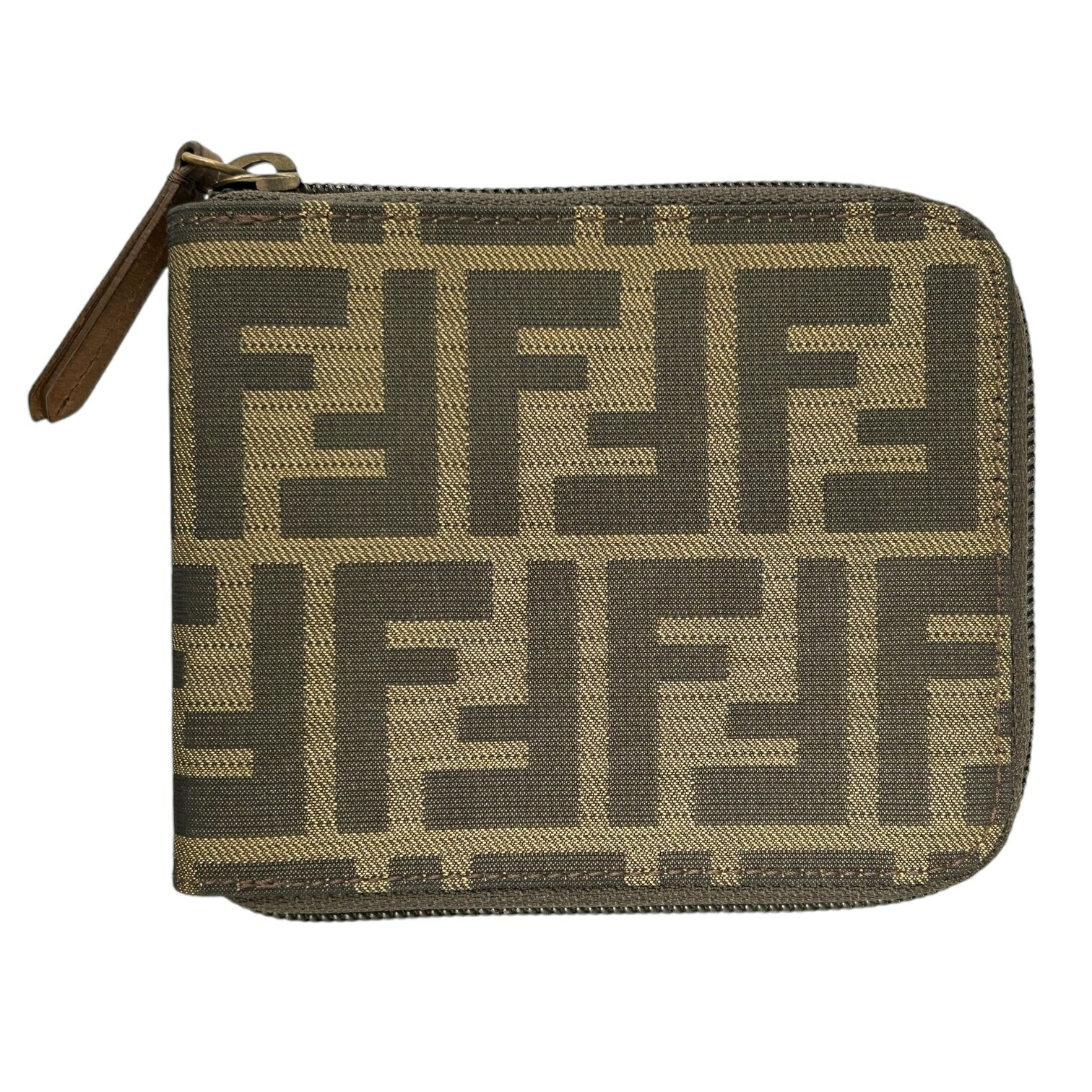 楽天市場】【中古】｜FENDI フェンディ ズッカ柄 二つ折り財布
