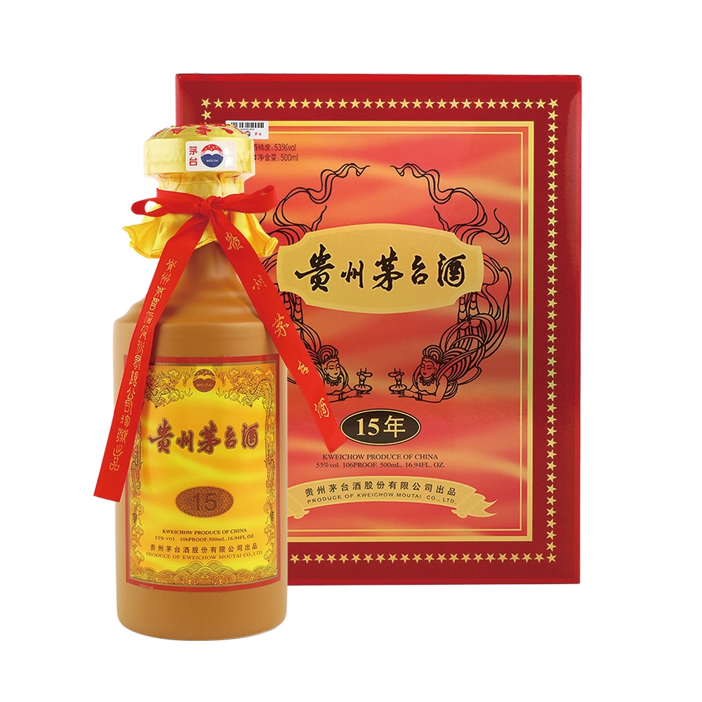 楽天市場】貴州茅台酒 15年 正規品 箱付 500ml 53度 Kweichow MOUTAI