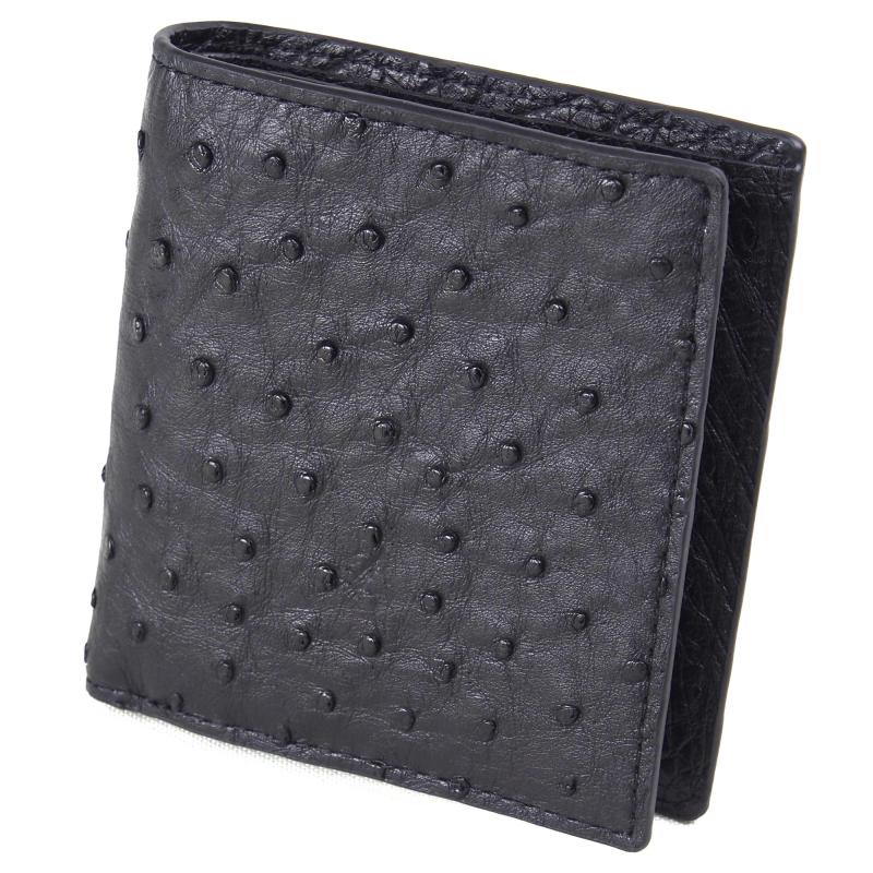 オーストリッチ メンズ 財布 メンズ二つ折り財布 | 通販・人気