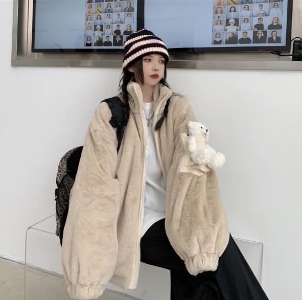 楽天市場】♪M-XL展開♪2色 ベア くま アウター ブルゾン ジャケット