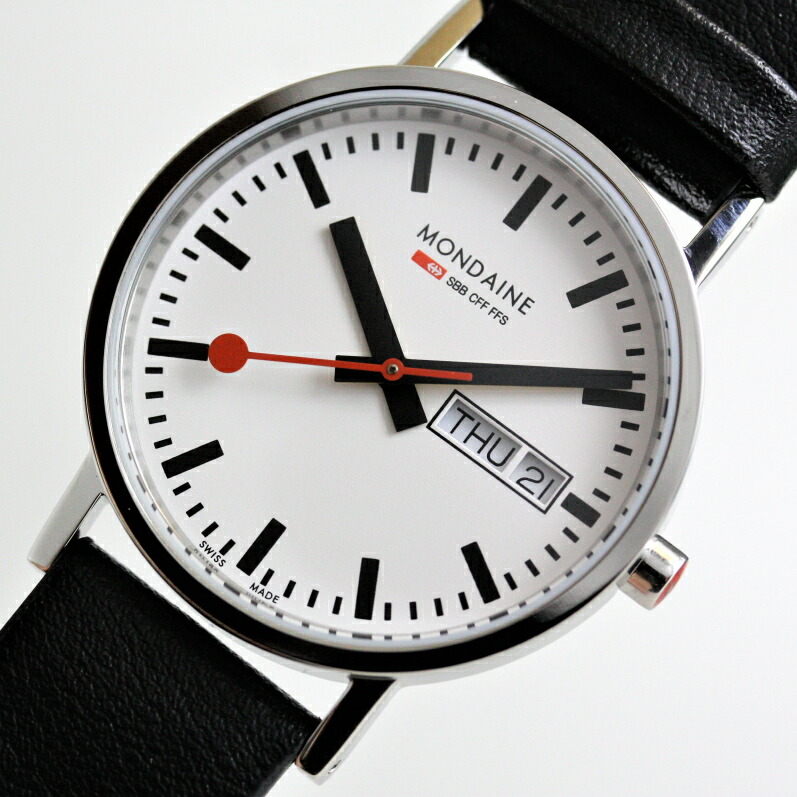 楽天市場】スイス鉄道公式時計 MONDAINE モンディーン 36mm 初期型の