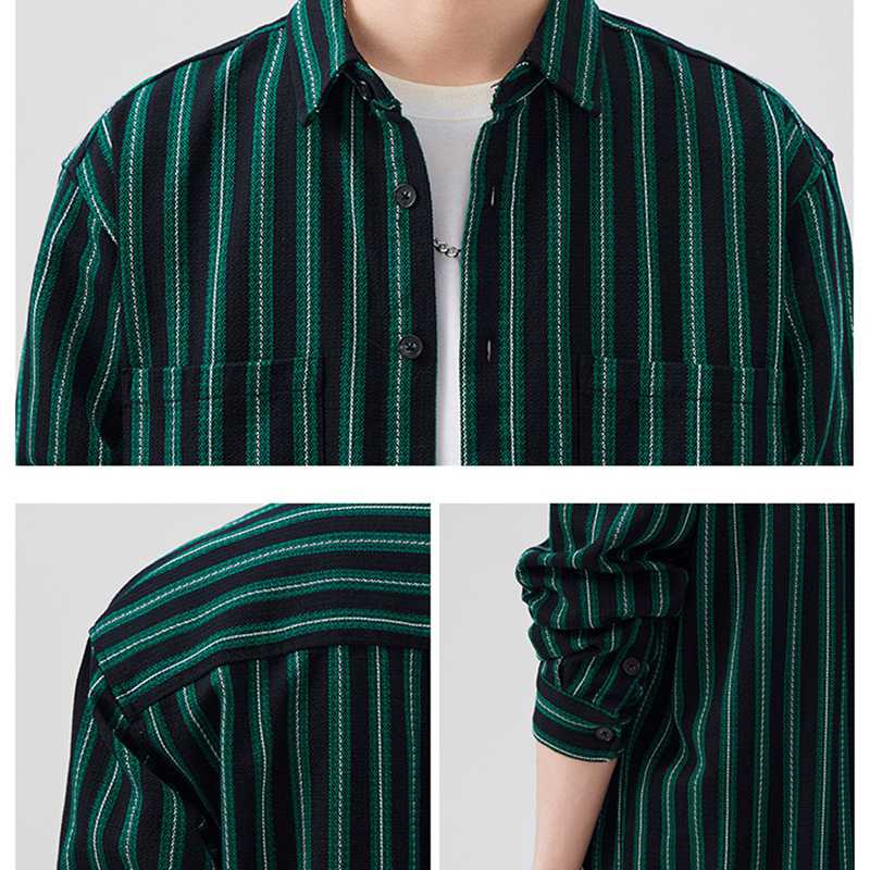 楽天市場】ストライプシャツ メンズ アメカジ 長袖 M-4XL シャツ