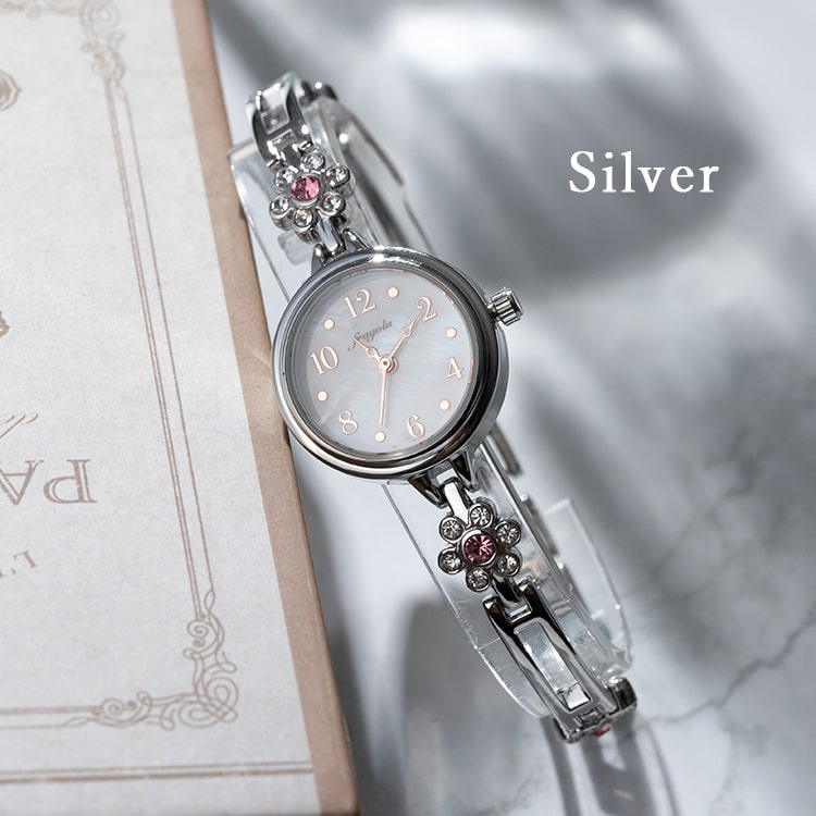 楽天市場】腕時計 レディース 3気圧防水 花 ストーン ブレスレット