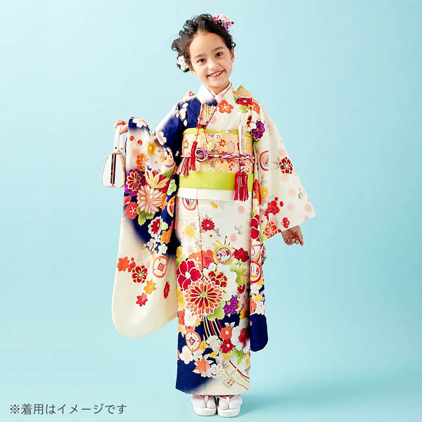 楽天市場】七五三 着物 7歳 ブランド 四つ身着物 単品 Shikibu Roman
