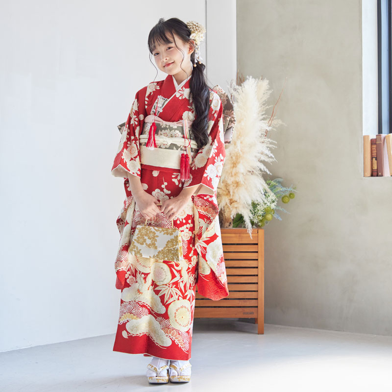 楽天市場】【レンタル】753 七五三 着物 7歳 フルセット 女の子