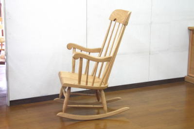 楽天市場】ロッキングチェア 穂高 C63 安楽椅子 イス 天然木 ホワイト