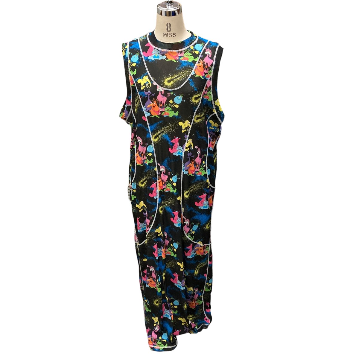 楽天市場】【中古】WATARU TOMINAGA総柄ノースリーブワンピース WTAW23