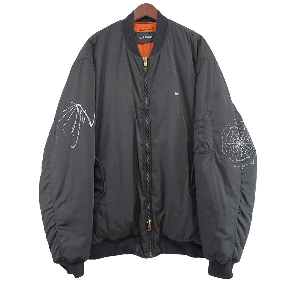 楽天市場】【中古】RAF SIMONS21AW Spider print MA-1 bomber