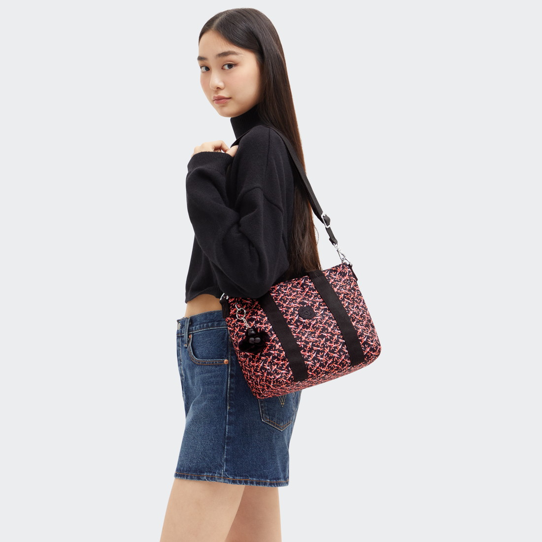 楽天市場】キプリング 公式 トートバッグ ASSENI MINI(Dancing Bouquet