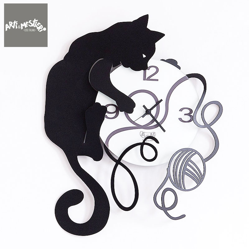 楽天市場】Arti e Mestieri アルティ エ メスティエリ 掛け時計 Gatto