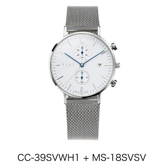 楽天市場】Knot ノット 時計 クラシック クロノグラフ シルバー