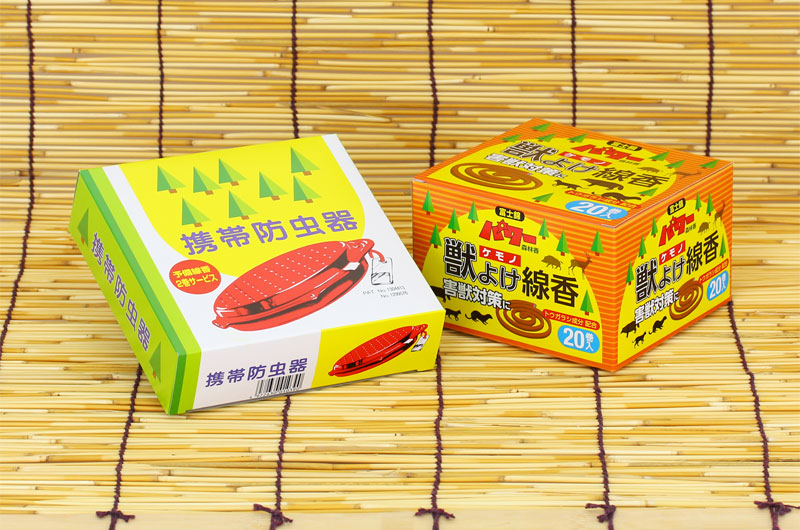 楽天市場】害獣対策に 害獣よけ線香20巻+専用器セット 獣よけ線香(富士