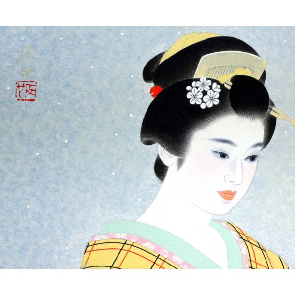 楽天市場】西田 辰也「あかり・誰也あんどん」日本画・F8号 「一枚の繪