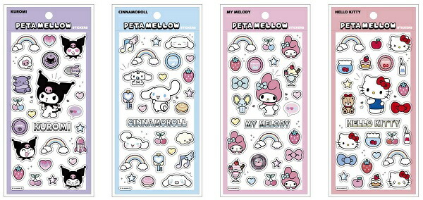 楽天市場】【7月上旬入荷予定】サンリオペタメロウステッカーズ