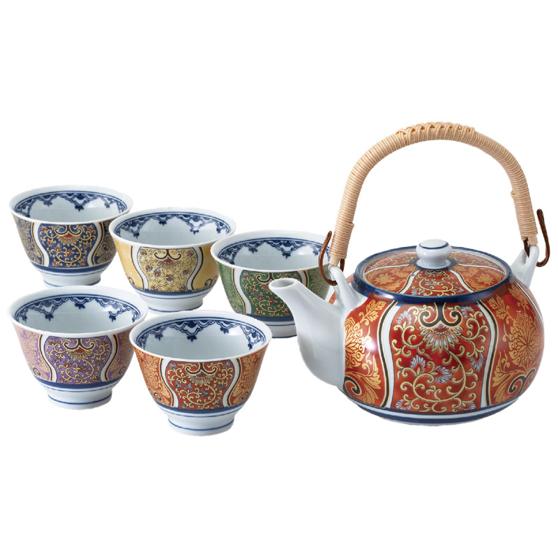 楽天市場】【波佐見焼】 急須 土瓶 湯呑 セット 献上古伊万里 土瓶茶器