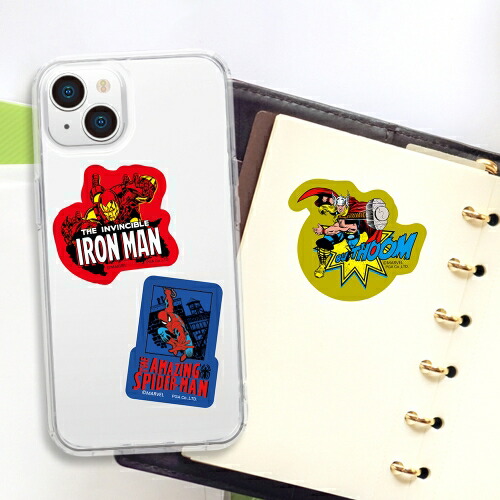 楽天市場】ガジェット ステッカーセット マーベル スマートフォン