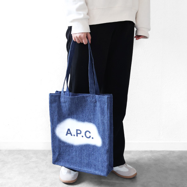 楽天市場】A.P.C. アーペーセー LOU WASHED INDIGO TOTE BAG トート