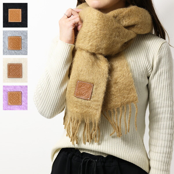 楽天市場】LOEWE ロエベ MOHAIR SCARF モヘア ストール マフラー