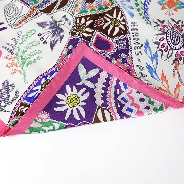 楽天市場】HERMES エルメス Carre 45 Scarf En Attendant Ulysse カレ