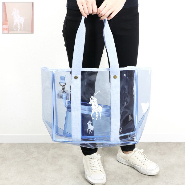 楽天市場】POLO RALPH LAUREN ポロラルフローレン Clear Tote Bag