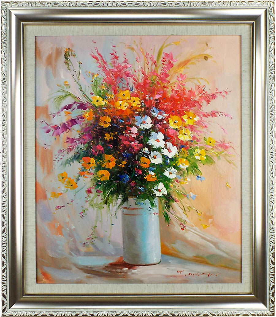 楽天市場】花の絵 絵画 油絵 アートパネル開業祝い 開院祝い