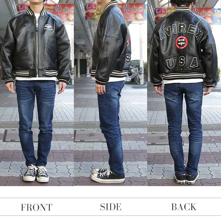 楽天市場】【ポイント10倍】AVIREX アビレックス バーシティジャケット