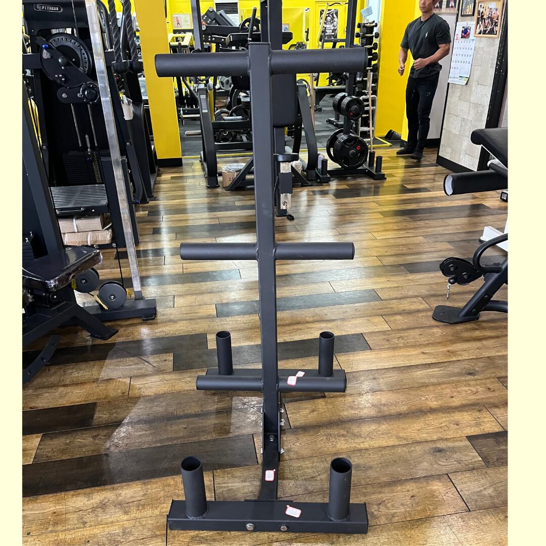 楽天市場】プレートツリー・シャフト ホルダー 付き 筋トレ バーベル