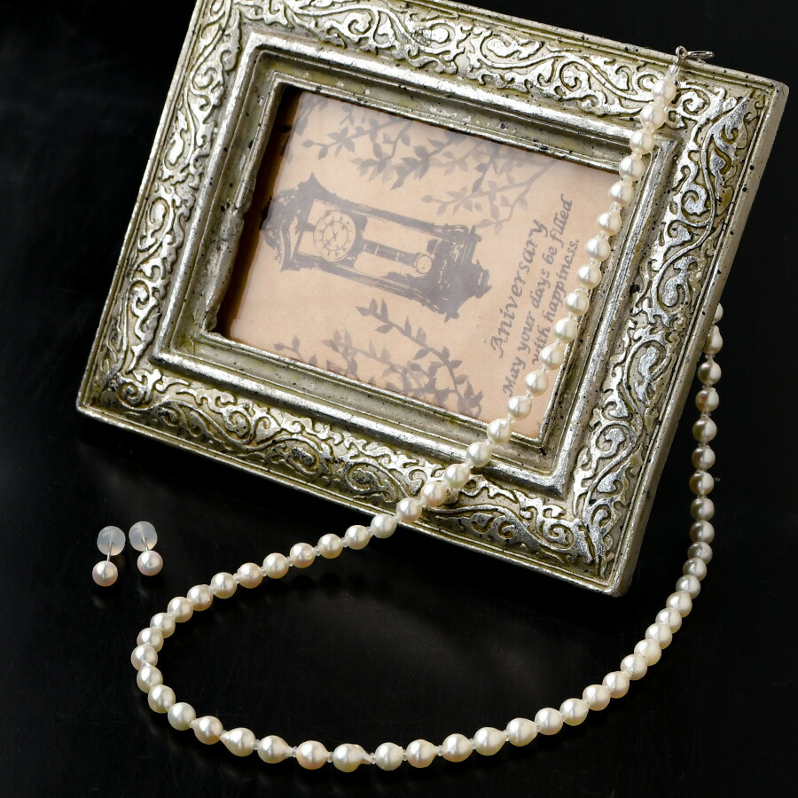 楽天市場】ベビーパール バロック アコヤ真珠 ネックレス ピアス