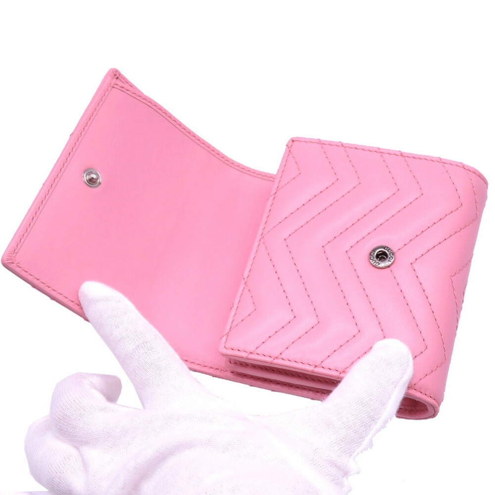 楽天市場】未使用 グッチ GGマーモント 598629 コンパクトウォレット