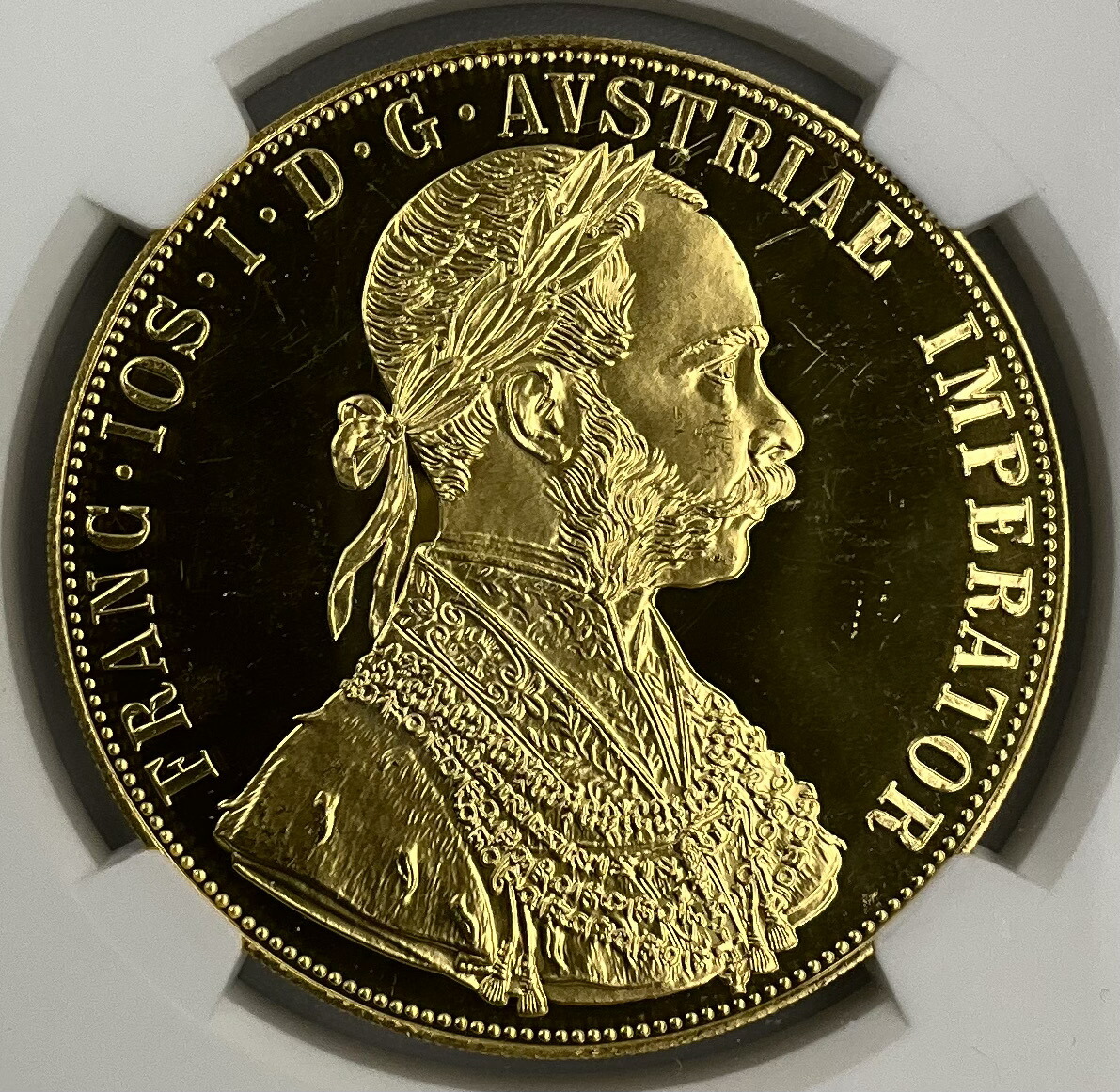 楽天市場】1915年 オーストリア フランツ・ヨーゼフ1世 4ダカット