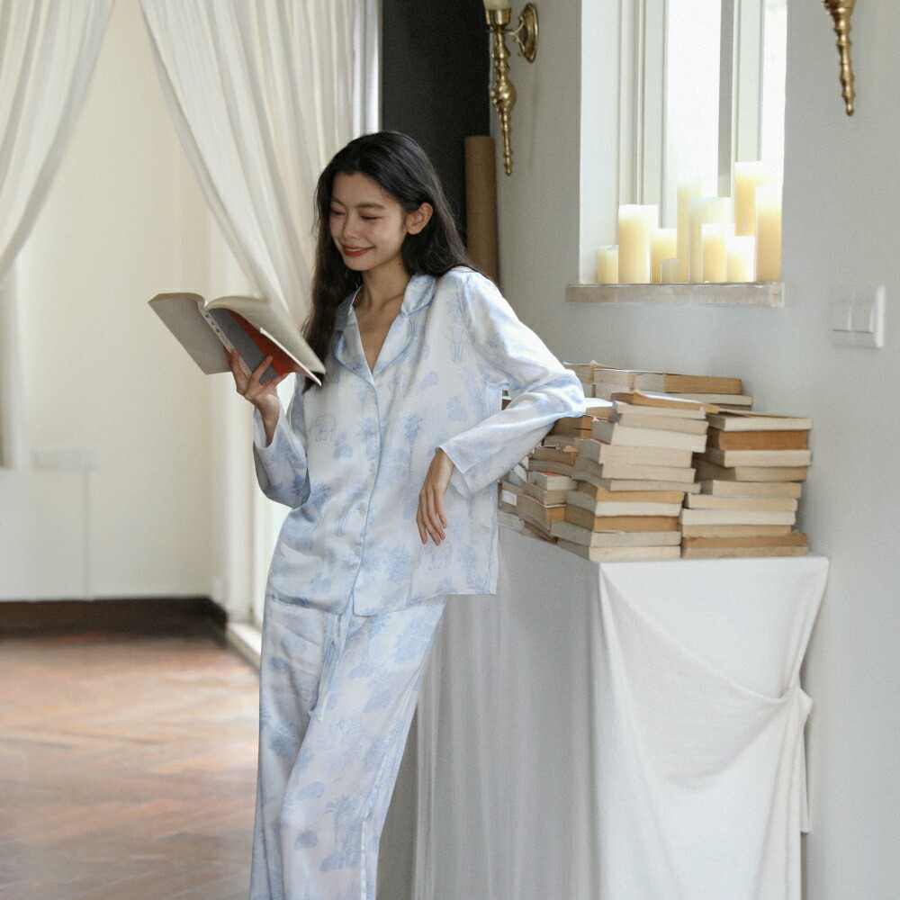 楽天市場】LILYSILK リリーシルク シルク パジャマ レディース 長袖