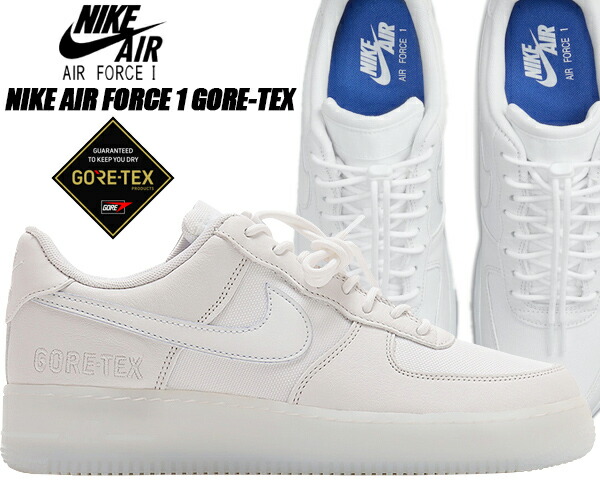 楽天市場】NIKE AIR FORCE 1 GORE-TEX white/white-hyper royal dj7968