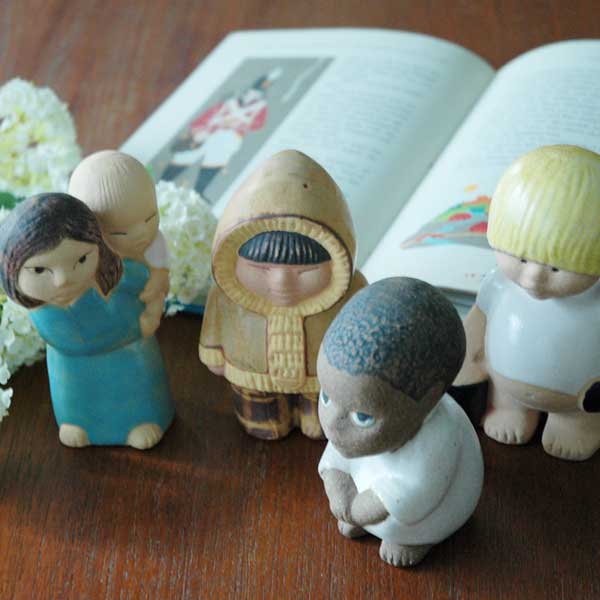 楽天市場】Lisa Larson リサラーソン North 世界の子どもたち 北の