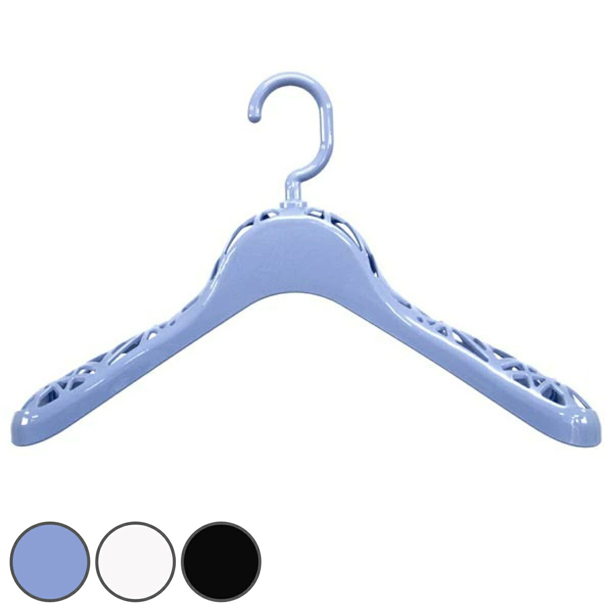 楽天市場】ハンガー ウォッシャブルスーツ用ハンガー ニット用 スカイ