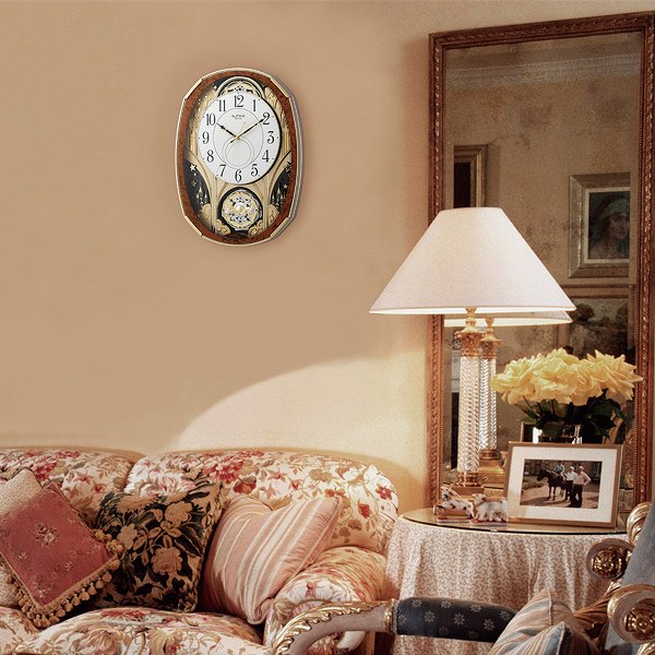 楽天市場】からくり時計 スモールワールドノエルM 電波時計 30曲収録