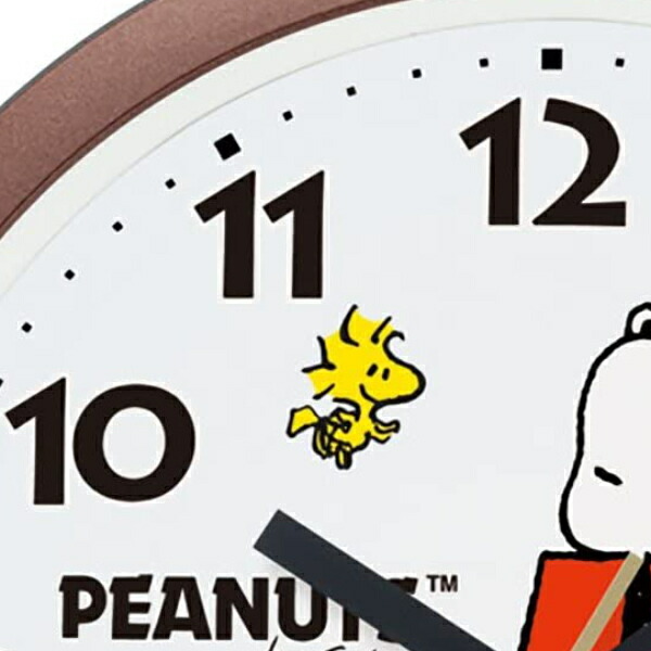 楽天市場】掛け時計 スヌーピー 4KG712MA06 （ 送料無料 壁掛け時計