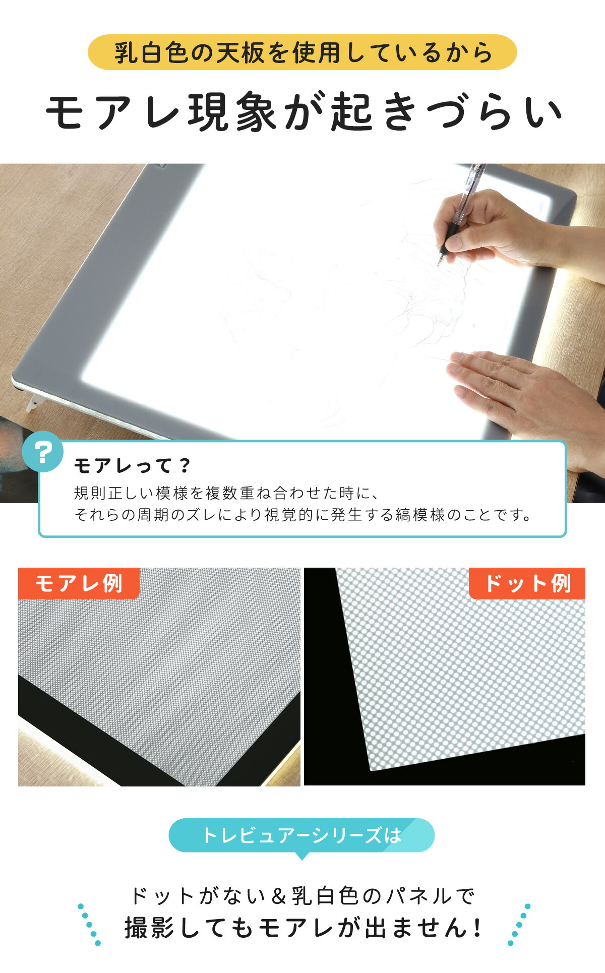 楽天市場】トレース台 A2 薄型LED トレビュアー グレー 保護シート付