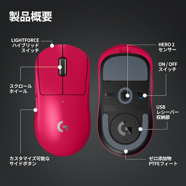 楽天市場】【限定特価】Logicool G PRO X SUPERLIGHT 2 ワイヤレス