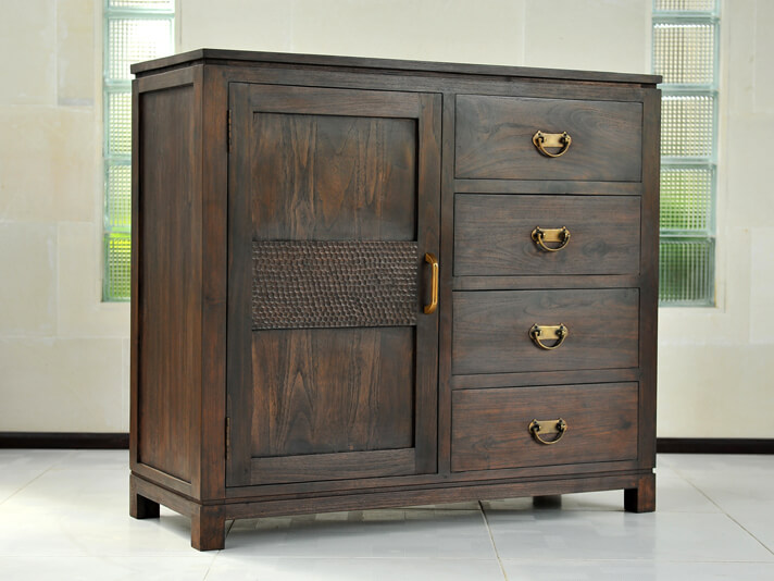 楽天市場】アジアン家具 キャビネット チーク材 チェスト アジアン 和
