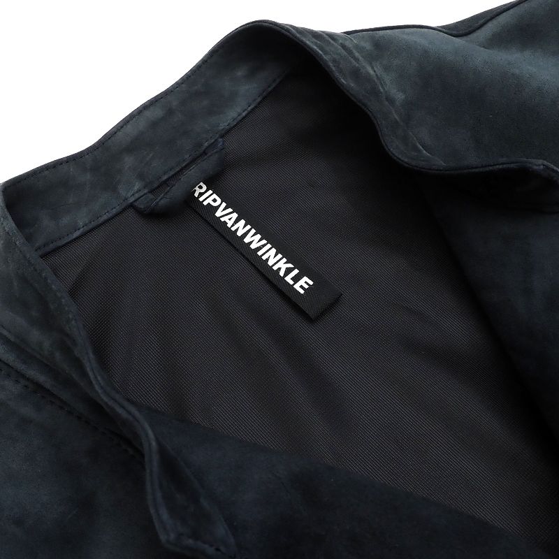 楽天市場】未使用品訳あり RIPVANWINKLE スエードレザー ライダース