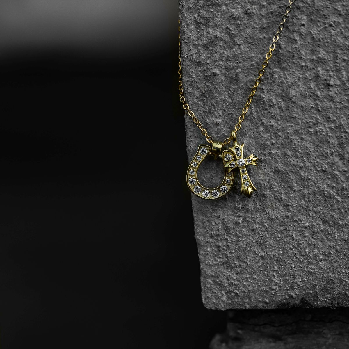 楽天市場】【LOSE FORD 公式】 ホースシュー ネックレス 馬蹄 十字架