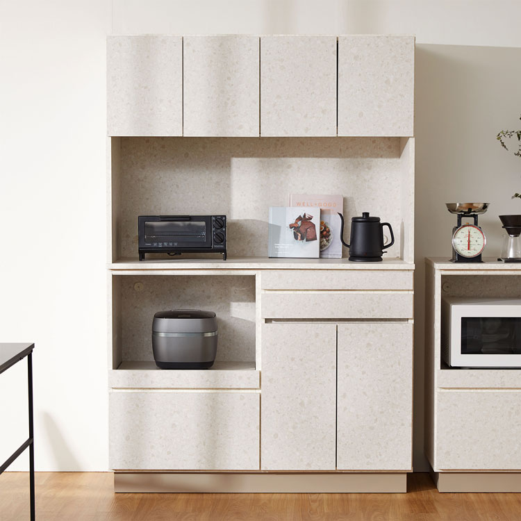 楽天市場】[枚数限定クーポン配布中! 3/1 0:00-3/7 9:59] 食器棚 完成