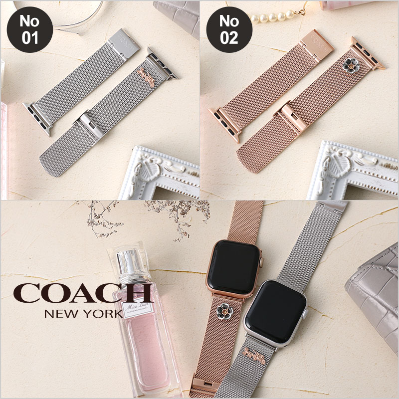 楽天市場】コーチ アップルウォッチ バンド レディース ティーローズ