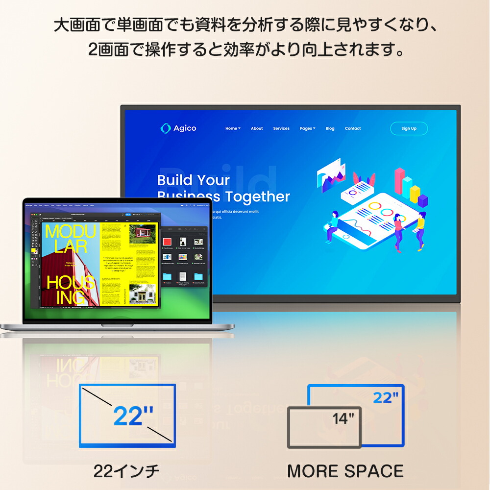 楽天市場】＼2K／ゲーミングモニター 22型 モニター 22インチ 2K