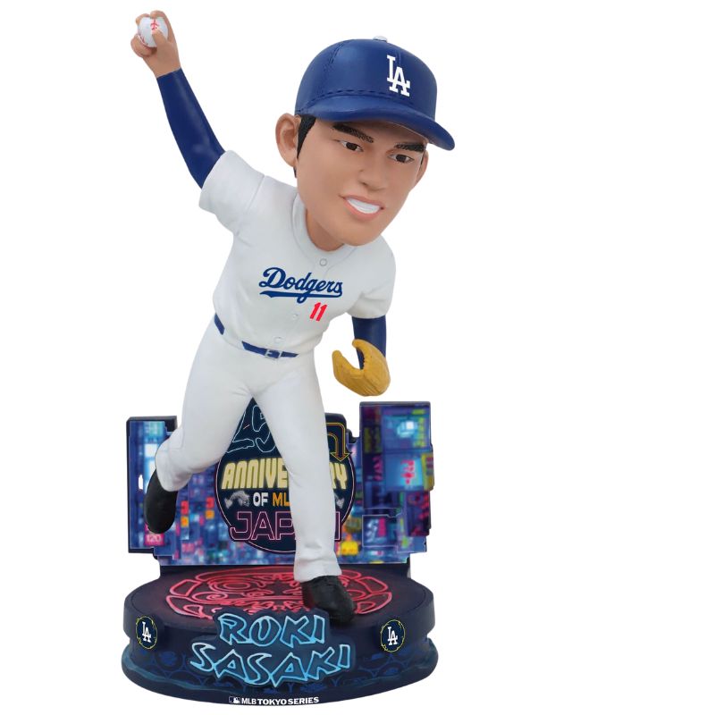 Dodgers 佐々木朗希 8/4日 バブルヘッドフィギュア 8/4球場限定配布