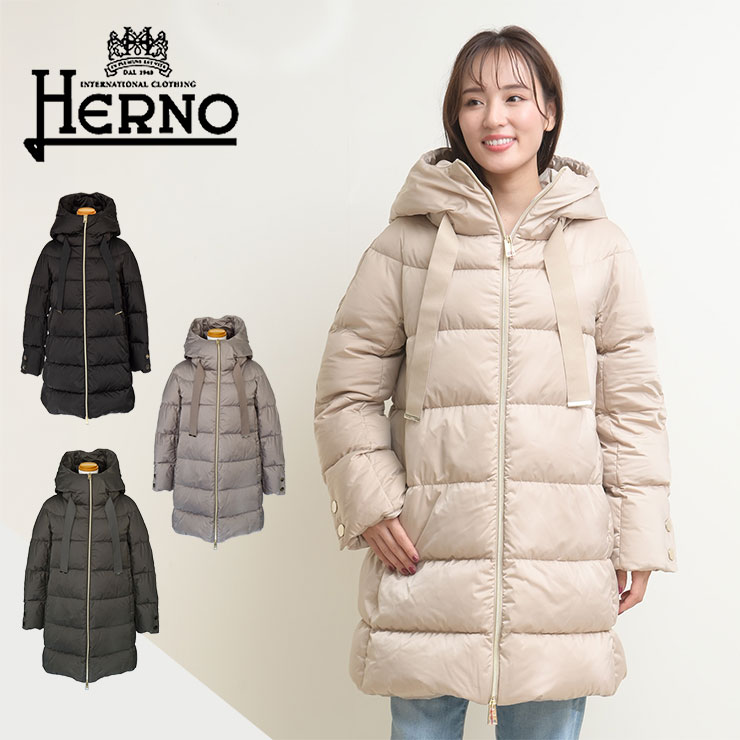 楽天市場】ヘルノ ダウン レディース HERNO ダウンコート A-shape